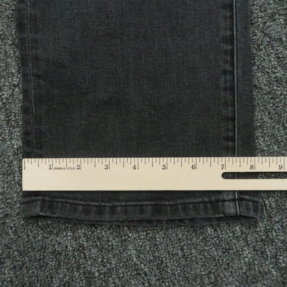 Bluffworks Jeans Mens 36x28 Faded Black Departure 2.0 Straight 5 Pocket Denim - Picture 12 of 13
